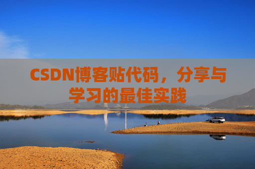 CSDN博客贴代码，分享与学习的最佳实践